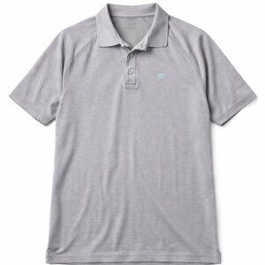 Fabletics Men's Performance Polo Shirt Medium Athletic Tan